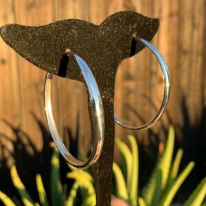 Sterling Silver Hoop Earrings